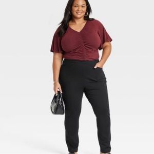 Ava & Viv Women's High-Waisted Ponte Leggings